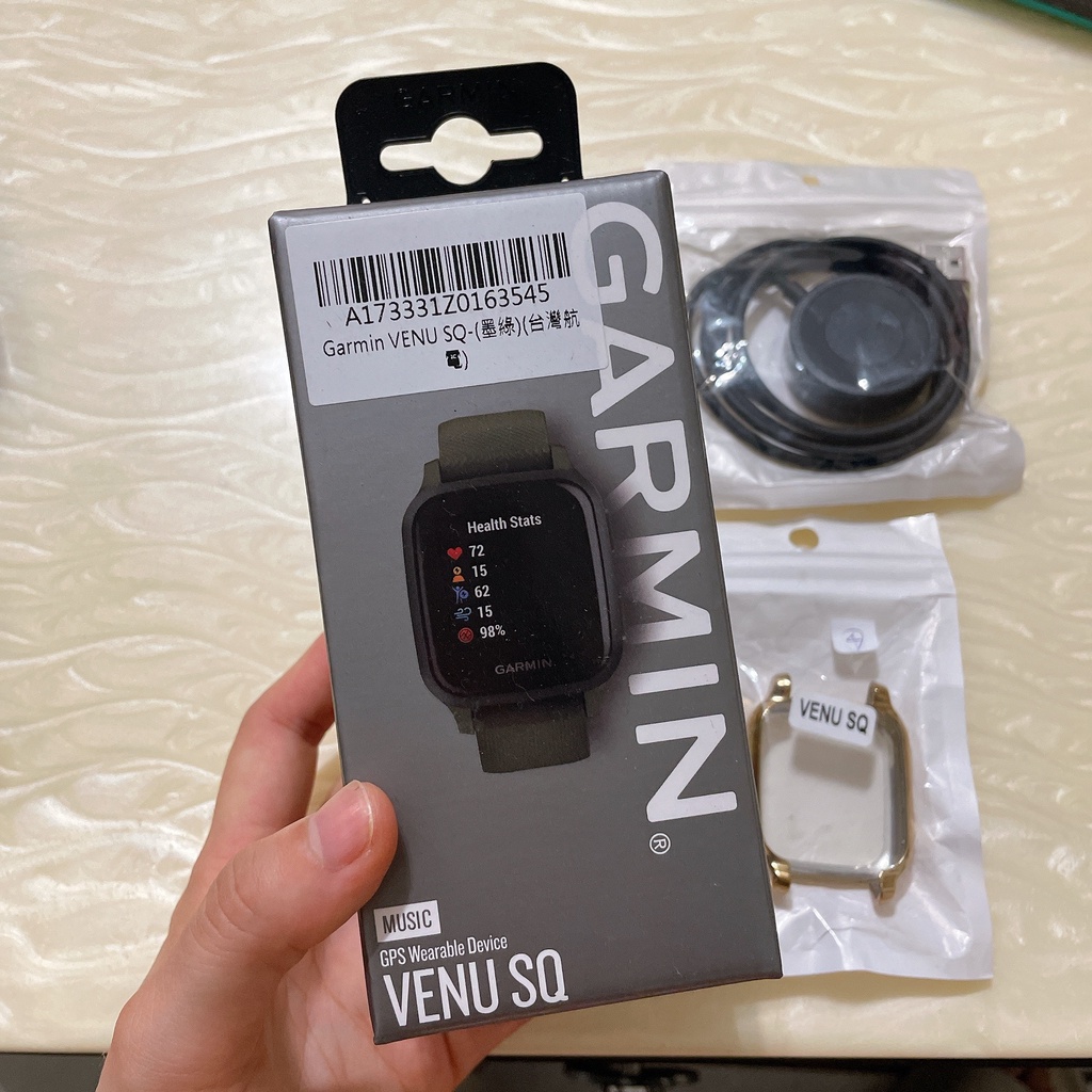 GARMIN VENU SQ Music edition 智慧腕錶 音樂版 墨綠 森林綠 智慧手錶