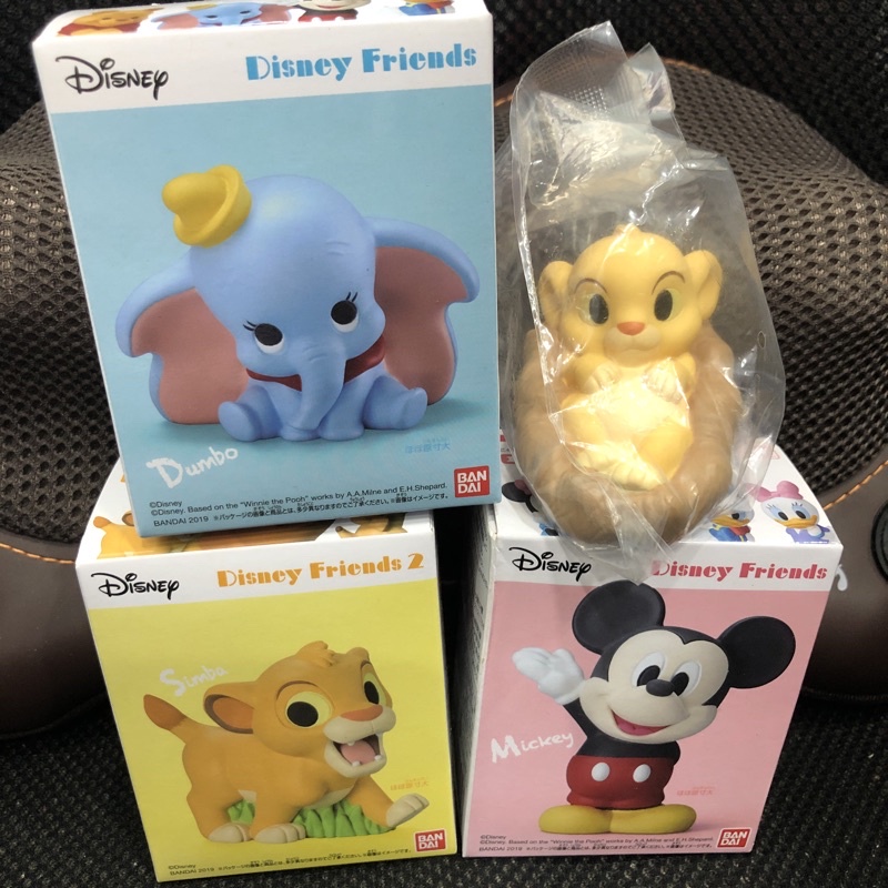 現貨小艾代購日本食玩bandai 米奇小飛象蒂蒂disney Friends 711 公仔 蝦皮購物