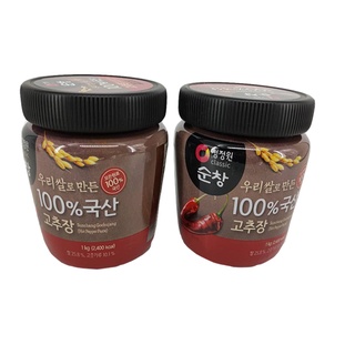 韓國大象牌 素食辣椒醬 素辣椒醬 韓式辣椒醬 (素食用)辣椒醬고추장1kg (全素) 含燒酒(米)