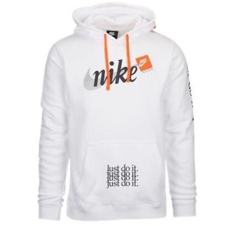 nike just do it hoodie off white