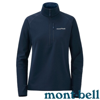 【台灣黑熊】日本mont-bell 女 1106633 Trail Action Pullover 拉鍊立領刷毛保暖衣