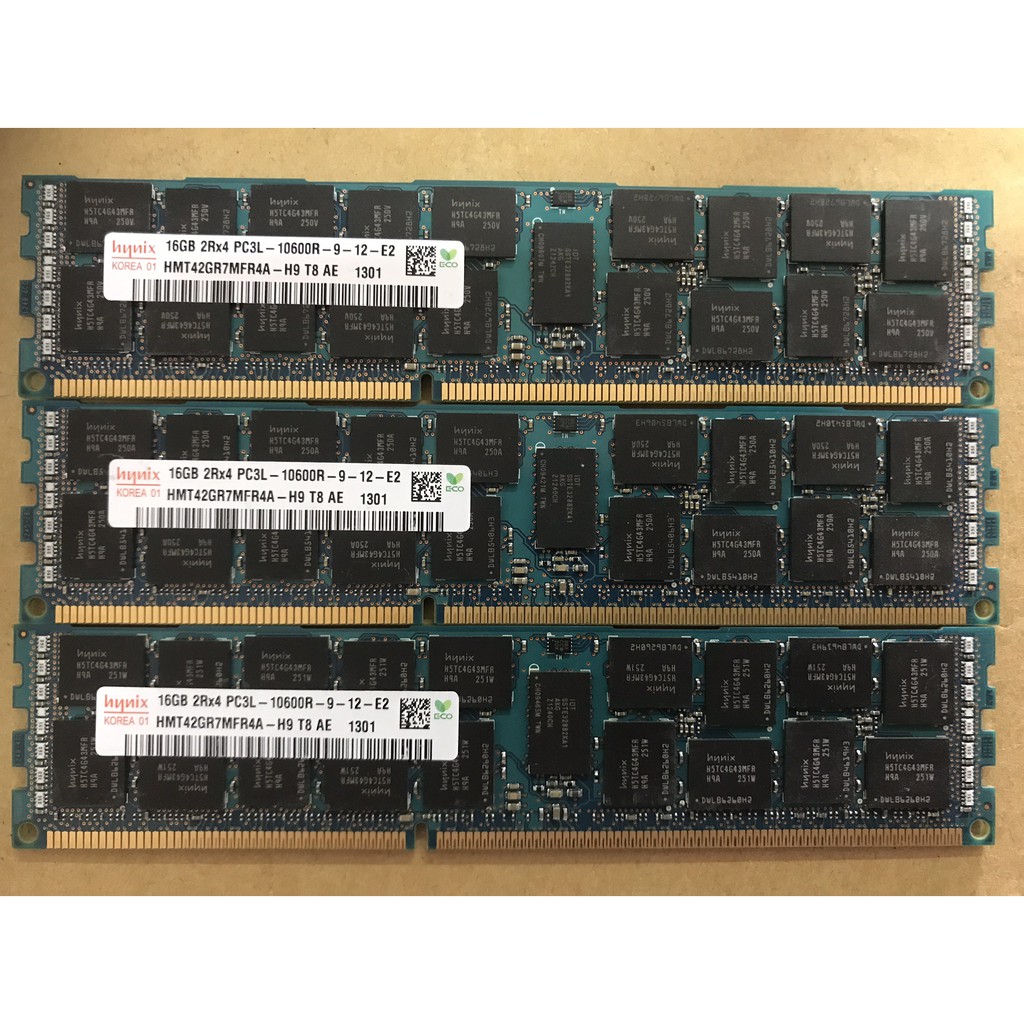 SK hynix海力士DDR3 1333Mhz  16G PC3L-10600R 伺服器記憶體&lt;二手良品&gt;