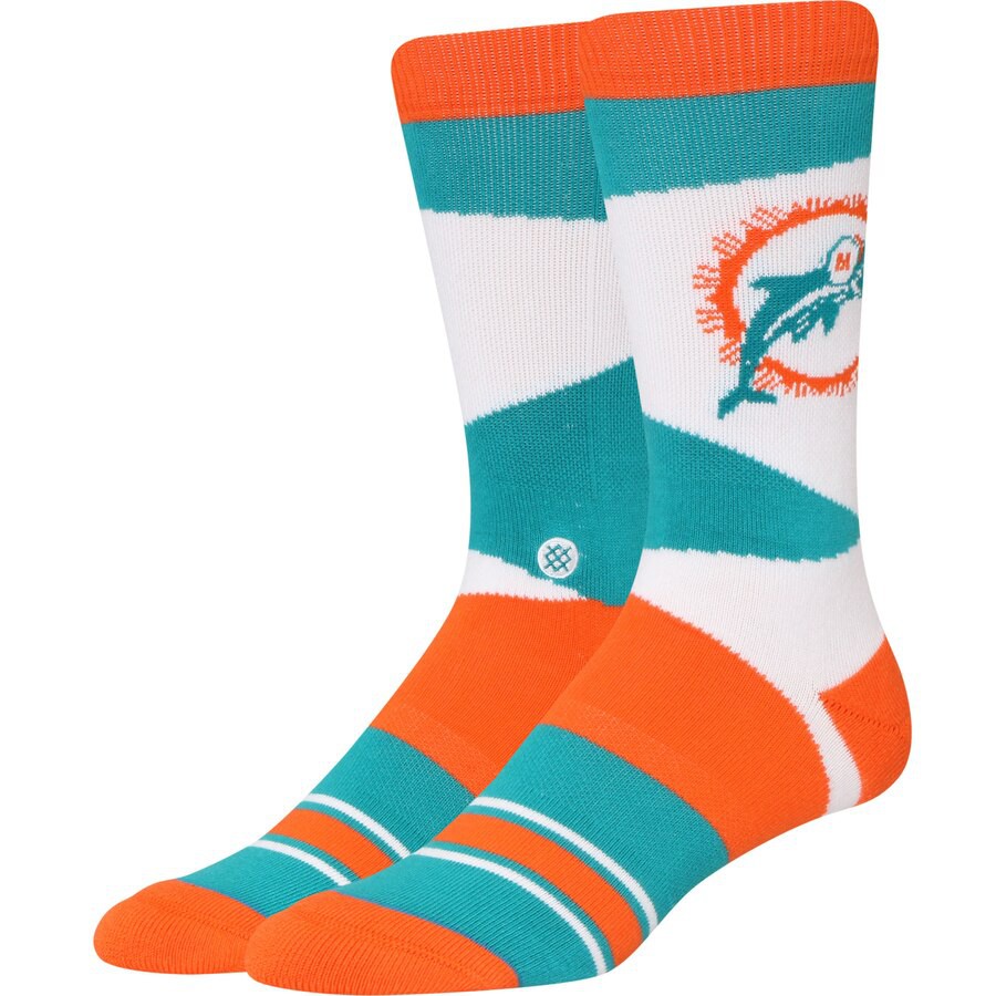 STANCE NFL 美式足球 Miami Dolphins 襪子 中筒襪 邁阿密海豚 超級盃