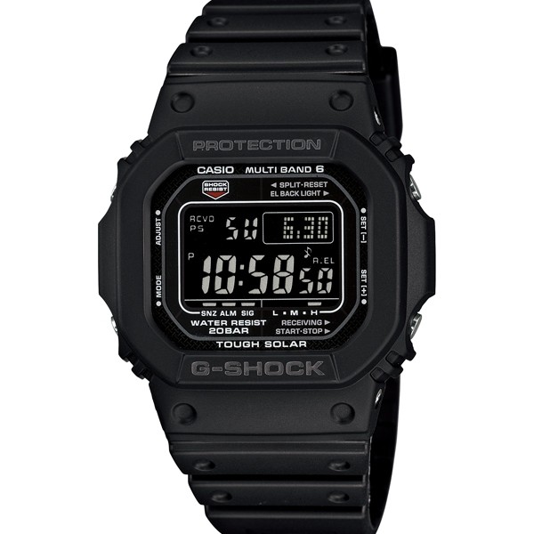 【CASIO】CASIO卡西歐 G-SHOCK GW-M5610-1B 六局電波 太陽能 台灣卡西歐保固一年