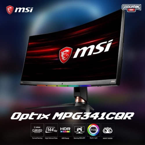 現貨   二手出售   MSI 34吋 21:9 2K 近全新 曲面電競螢幕 HDR   MPG341CQR 板橋可面交