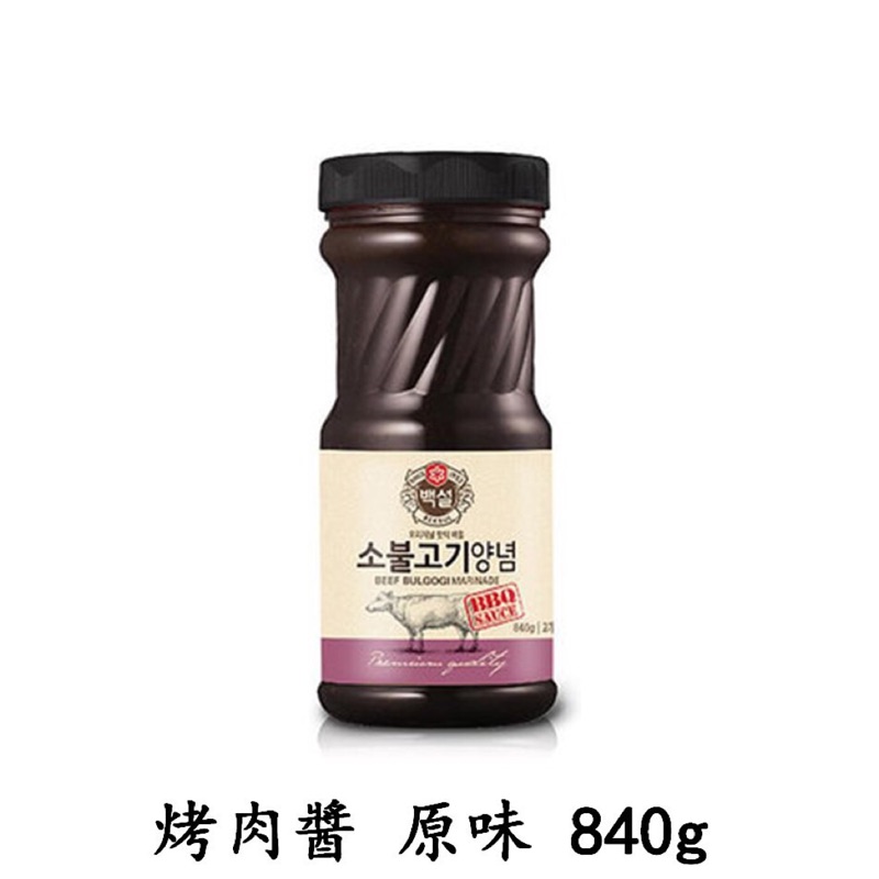 即期品 韓國進口CJ水果烤肉醬-原味840G