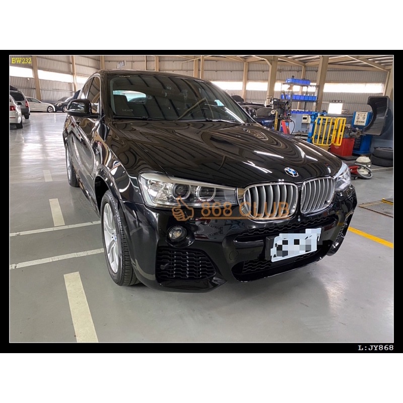 【德研國際】全新 BMW F26 X4 M-TECH  前保桿總成，PP材質，台灣 an 製造，配件最齊，密合度一拜