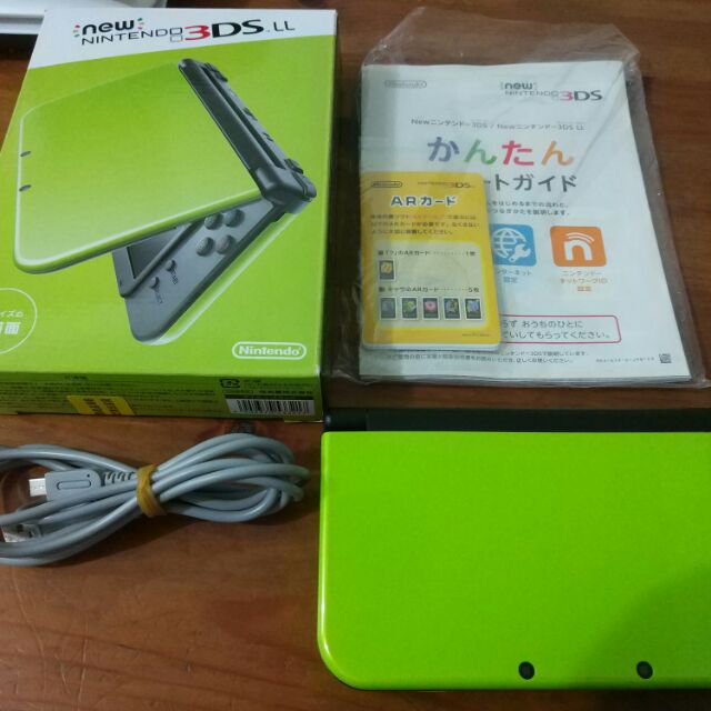 NEW3DSLL 萊姆綠 主機 日文版 日規機 NEW 3DS 加 英雄王 限iroo6218 下標