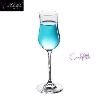 【Edelita】無鉛水晶玻璃 萊茵魅力品酒杯 100mL 100cc 葛芮帕 甜酒杯 高腳杯 品酒杯 鬱金香杯 聞香杯