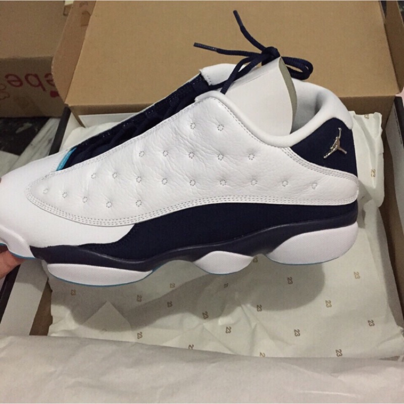 NIKE AIR JORDAN 13 RETRO LOW HORNETS 低筒 海軍藍 豹眼13代/AJ13