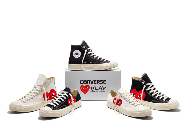 converse x comme des garçons play chuck 70 low top