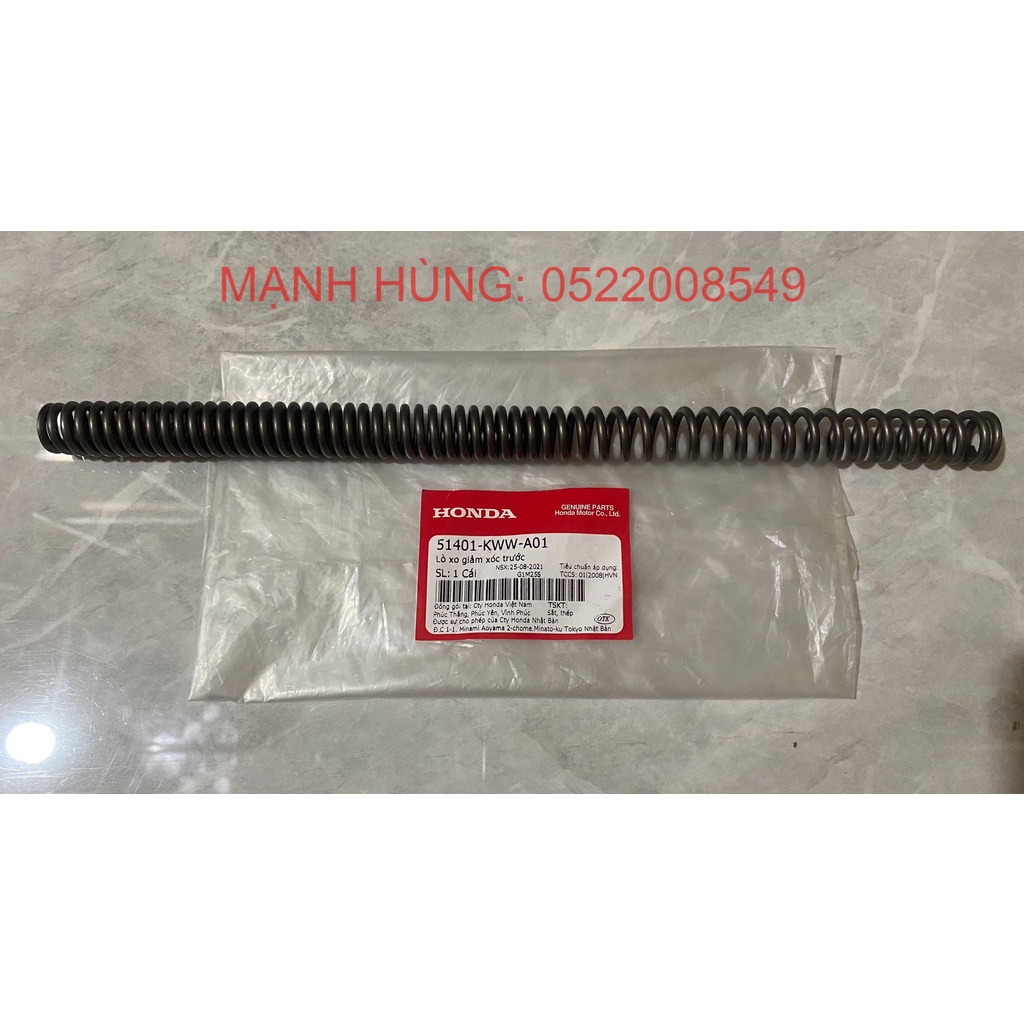 前減震器彈簧 HONDA WAVE S110、RS110、RSX110。 51401KWWA01