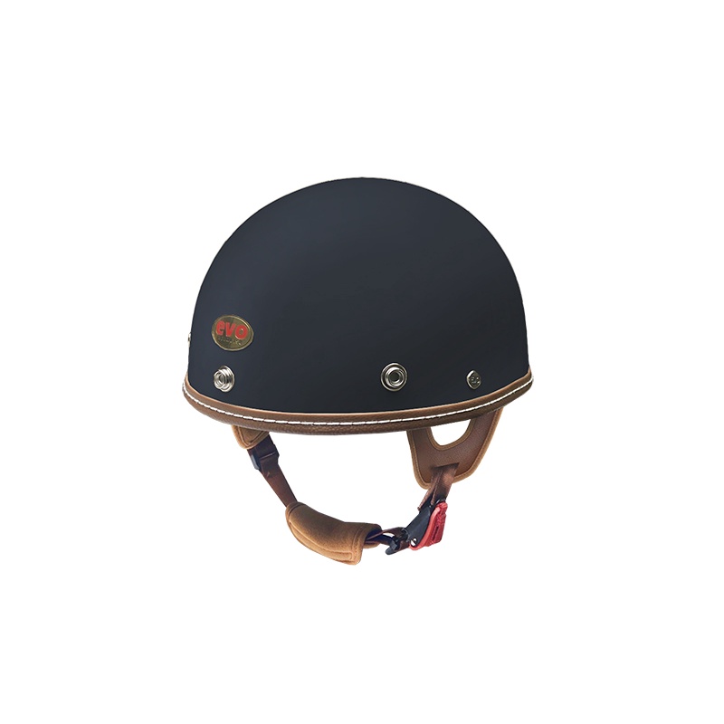 EVO 安全帽 CA019 CA-019 精裝版 素色 消石墨藍 車縫線邊條 內襯可拆式 半罩 單帽子 不含鏡片
