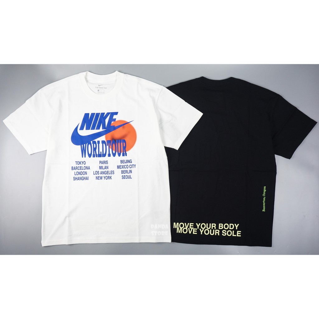 胖達）NIKE SPORTSWEAR 比弗頓 城市 短袖 短T  DA0938-010 黑 100 白 男