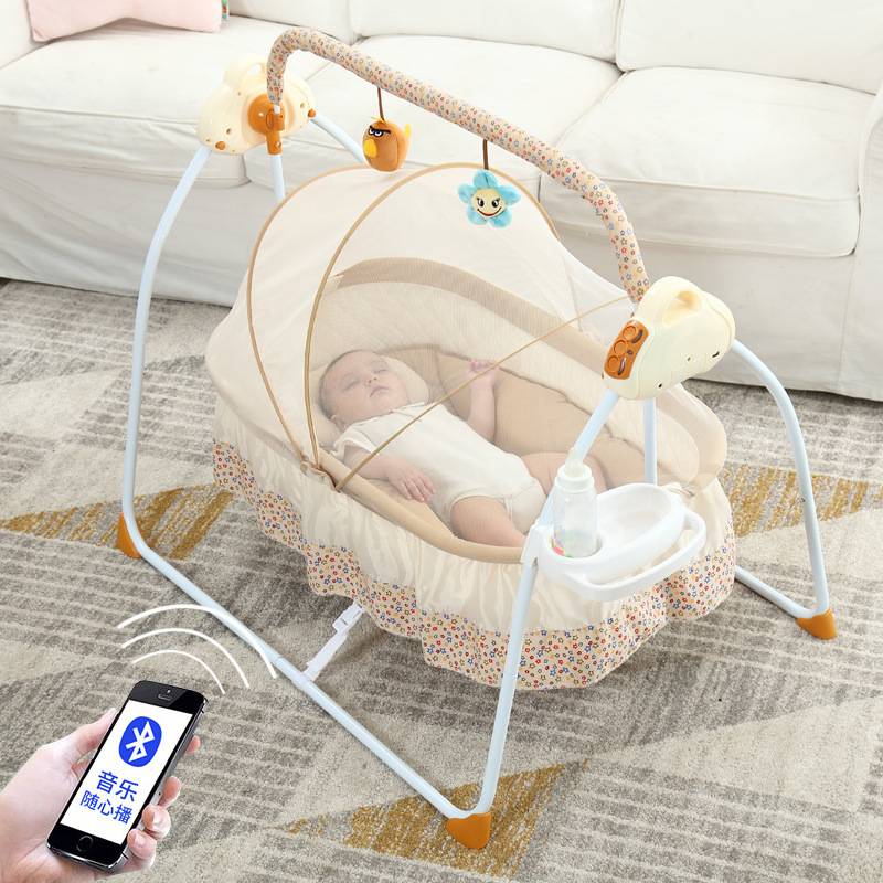 嬰兒智能電動搖籃搖床搖椅新生兒智能哄睡