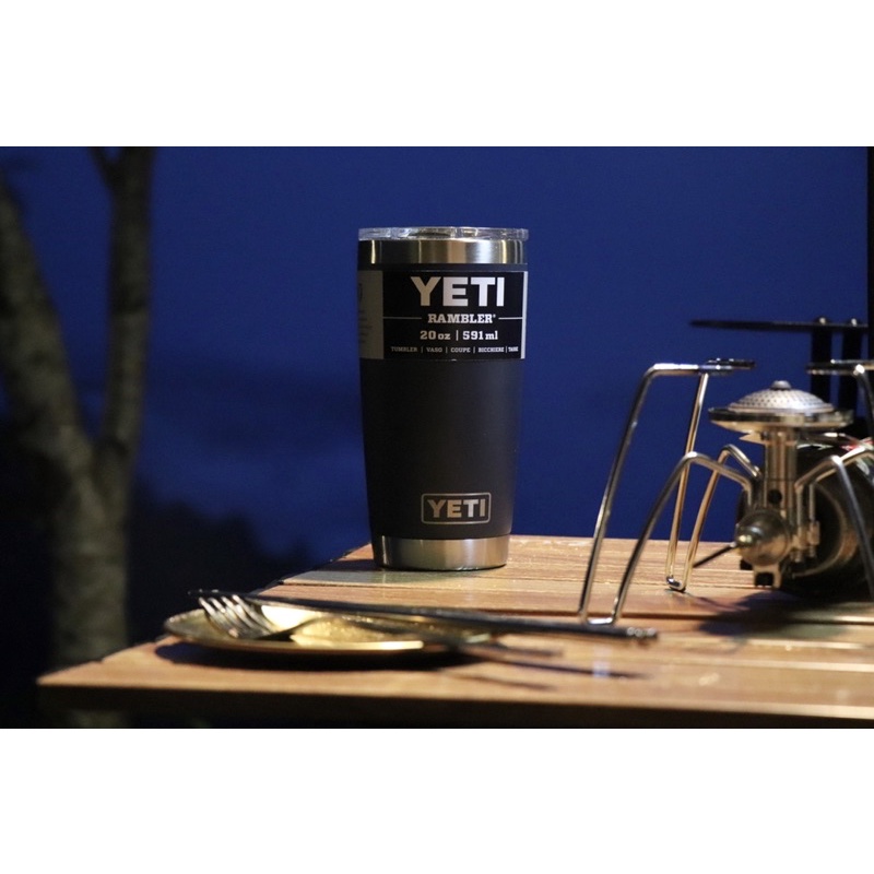 現貨🔥「YETI」Rambler 20oz Tumbler真空雙層保溫杯-海軍藍