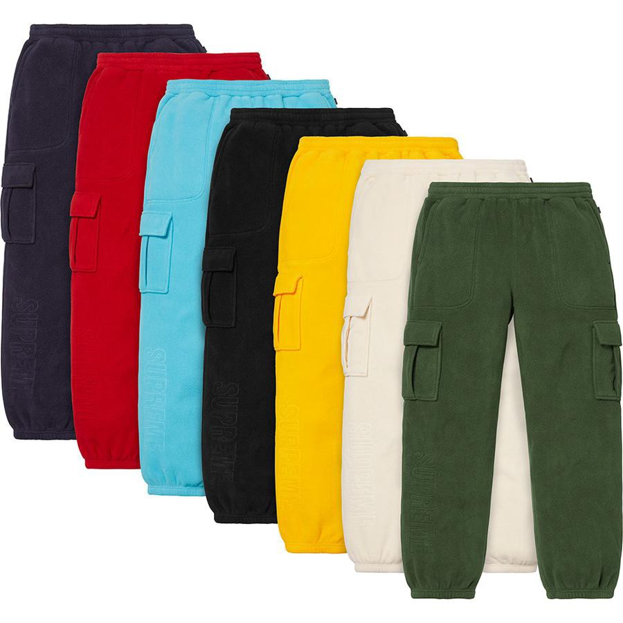 【紐約范特西】預購 FW18 SUPREME Polartec Cargo Pant 棉褲 休閒褲 運動褲 褲子