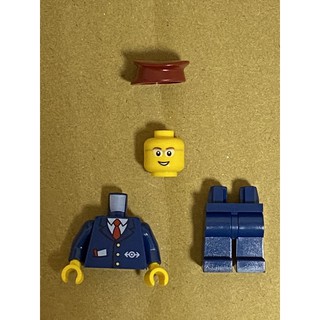 LEGO 樂高 人偶 男服務員 CREATOR 10233 地平線特快車