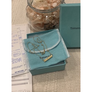 Tiffany&Co 18K 吊牌logo項鍊