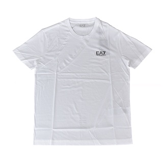 EMPORIO ARMANI EA7黑字母LOGO純棉短袖T恤(S/L/XL/白)