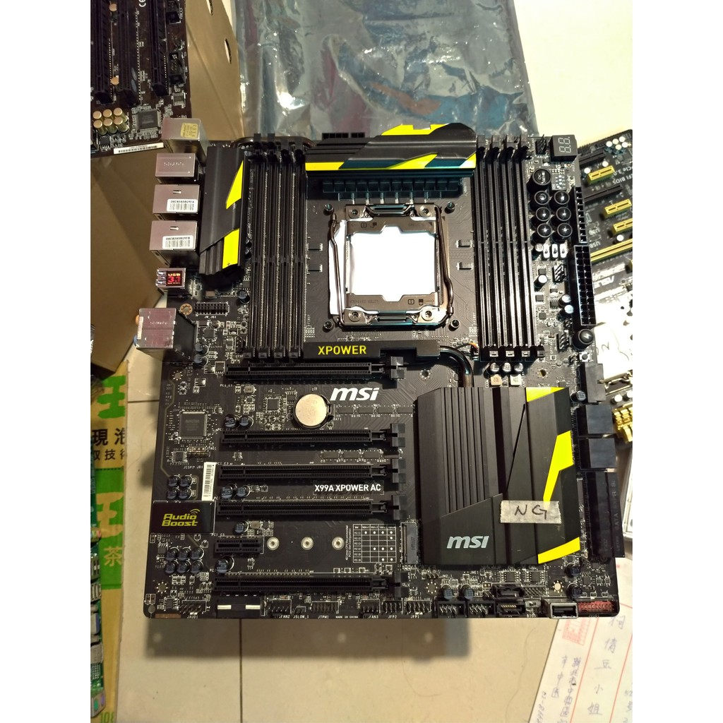 X99A XPOWER AC 故障主機板 無擋板