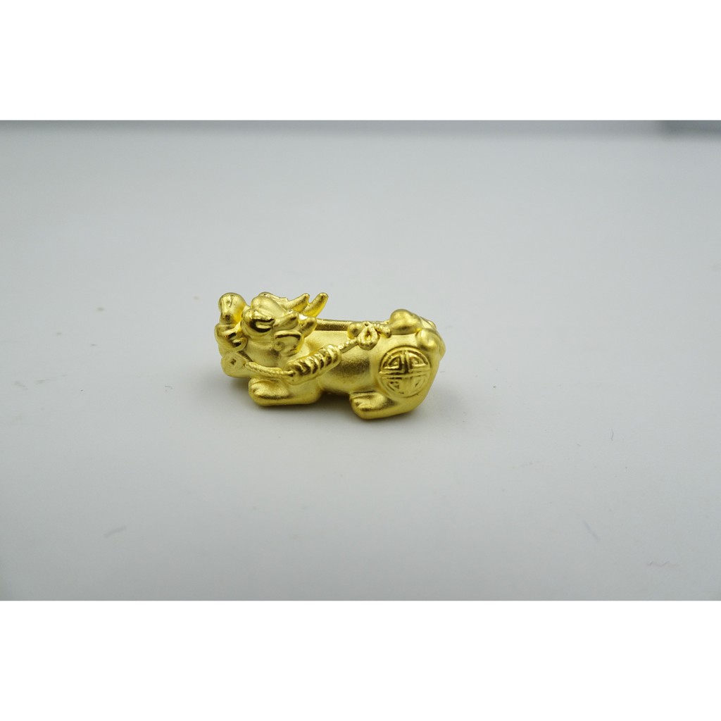 %玉承珠寶%3D立體硬金純金9999黃金福袋貔貅串珠