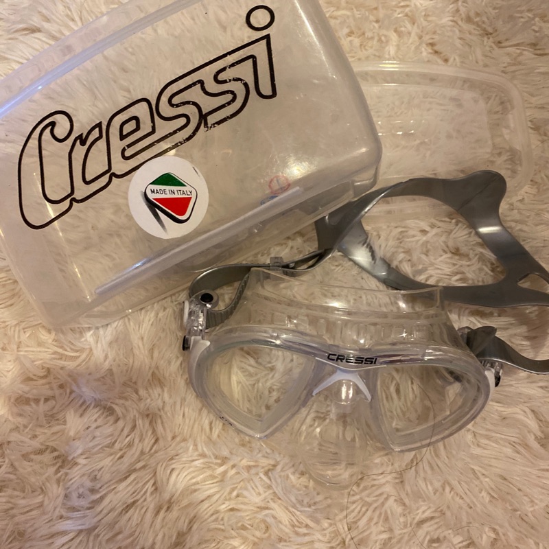 二手 Cressi nano透明面鏡