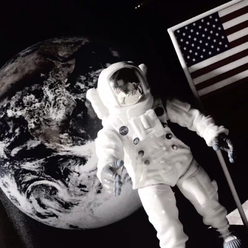 🚀NASA 🛰   太空人公仔 模型 玩具 電腦擺件 阿波羅 外太空 飛行員 現貨