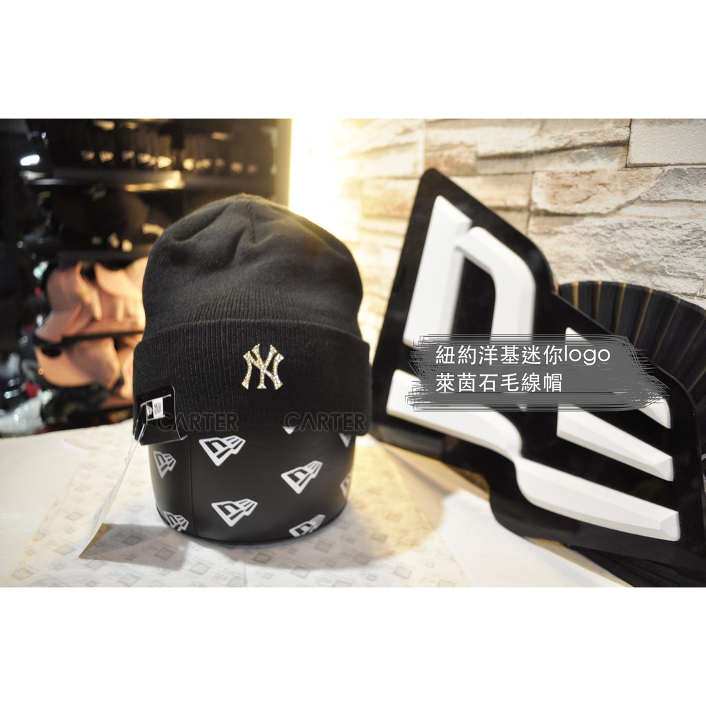 New Era Asia x Yankees Mini Logo Beanie 紐約洋基萊茵石毛帽