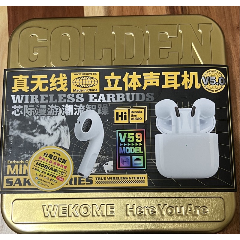現貨 WEKOME 賞金系列 V59 TWS 藍芽耳機4代MINI