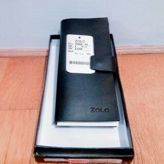 《二手商品》ZOLO 進口牛皮皮夾 錢包 皮件 皮包 黑色 百貨公司 長夾