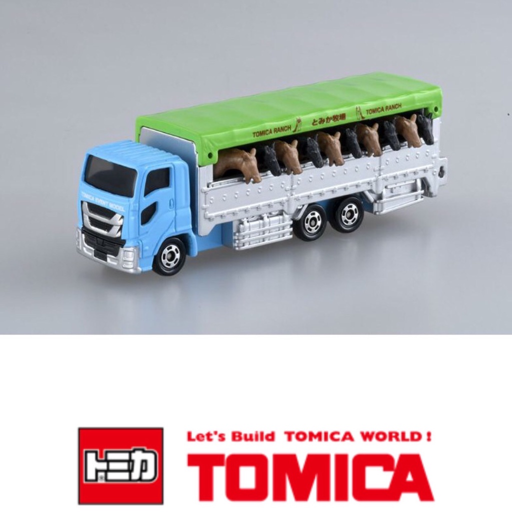 Tomica TEM No. 4 多美 小汽車 博覽會 會場限定  牧場動物搬運車 載馬車