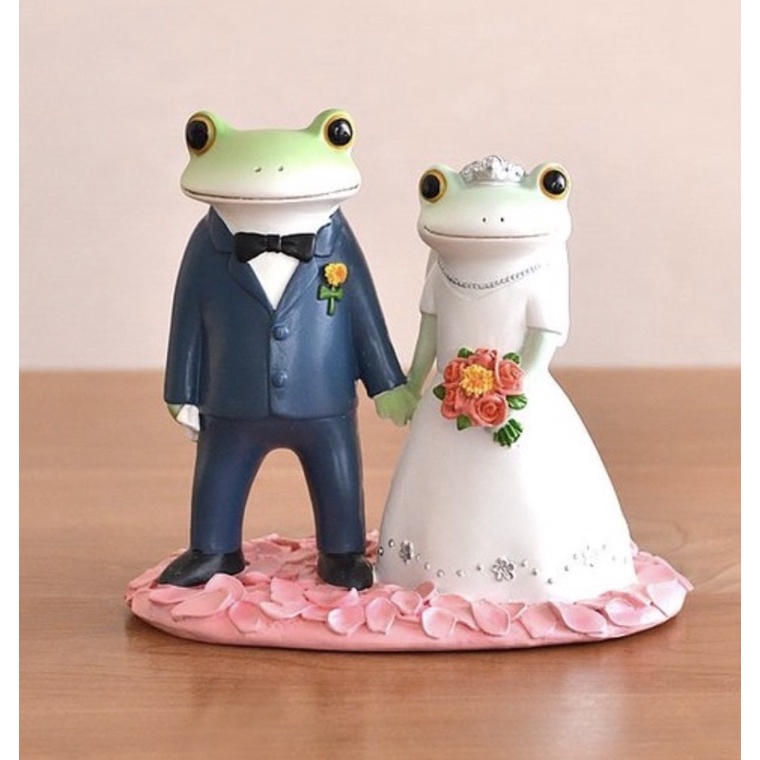 日本 現貨婚禮青蛙copeau 結婚式婚紗婚禮佈置婚禮紀念結婚週年擺飾品紀念品送禮婚禮小物公仔 蝦皮購物