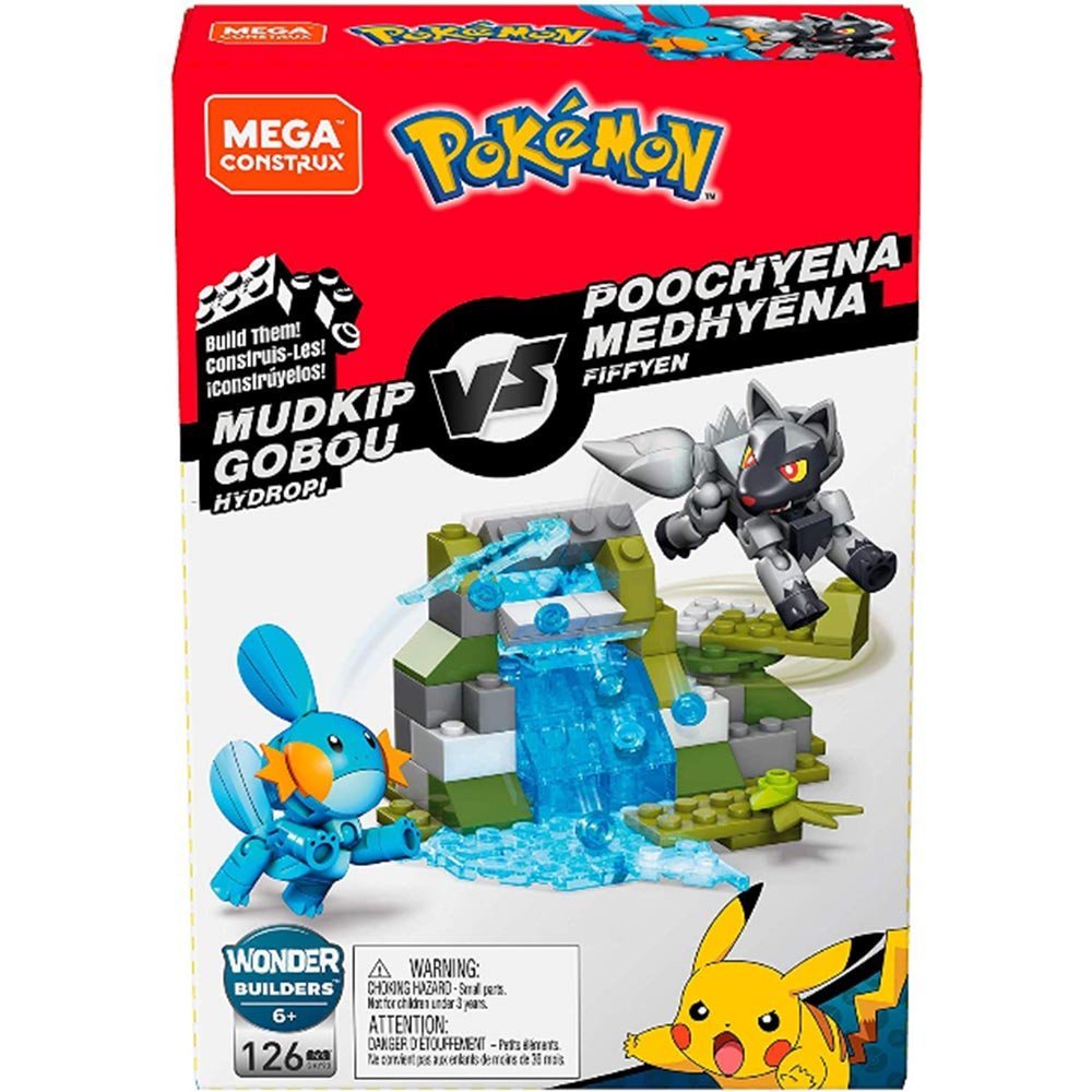 (卡司旗艦) MEGA 美高 創建寵物小精靈對戰組 精靈寶可夢 水躍魚 POKEMON 可與樂高LEGO積木共用