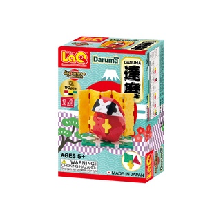 【LaQ】Q版不倒翁 (90pcs) 日本製造立體3D拼接積木/益智玩具/臺灣獨家代理