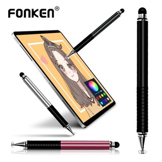 Fonken 通用電容 2 合 1 觸摸屏鉛筆繪圖手寫筆適用於 Android iPad iPhone 平板電腦