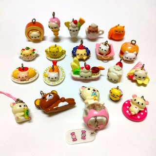 稀有💥 日本 san-x 貓咪 甜點系列 拉拉熊 懶懶熊 牛奶熊 小白熊 吊飾 鑰匙圈 公仔 布丁 蛋糕 冰淇淋 食玩