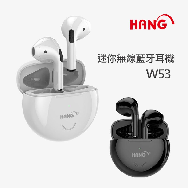 HANG W53 迷你無線藍牙耳機 立體聲 運動耳機 電競耳機 耳機 無線 真無線 音質 立體聲耳機
