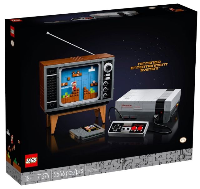 【ToyDreams】LEGO樂高 超級瑪利歐 71374 任天堂娛樂系統 灰機 主機+復古電視