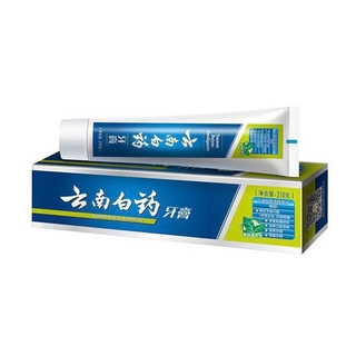 現貨 雲南白藥牙膏薄荷清爽型210g大容量白藥牙膏去黃去口臭210公克量大優 金口健 兒童牙膏 郎健 護齦抗敏牙膏