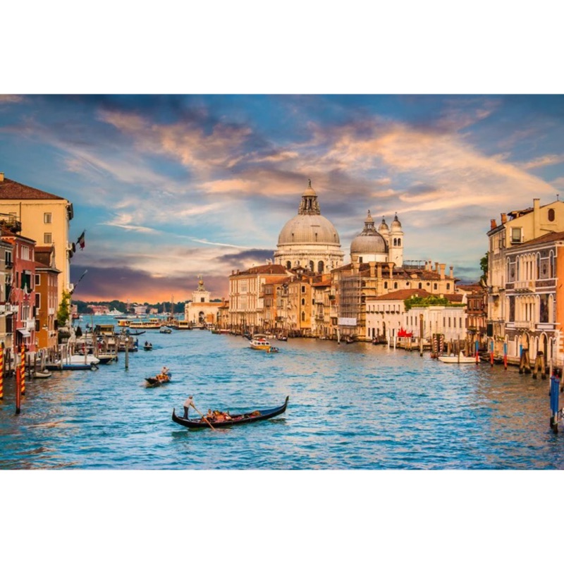 拼圖出清 1500片 義大利威尼斯水城海景 成人拼圖木質椴木拼圖