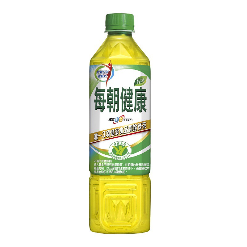 每朝健康綠茶無糖-650ml 單罐