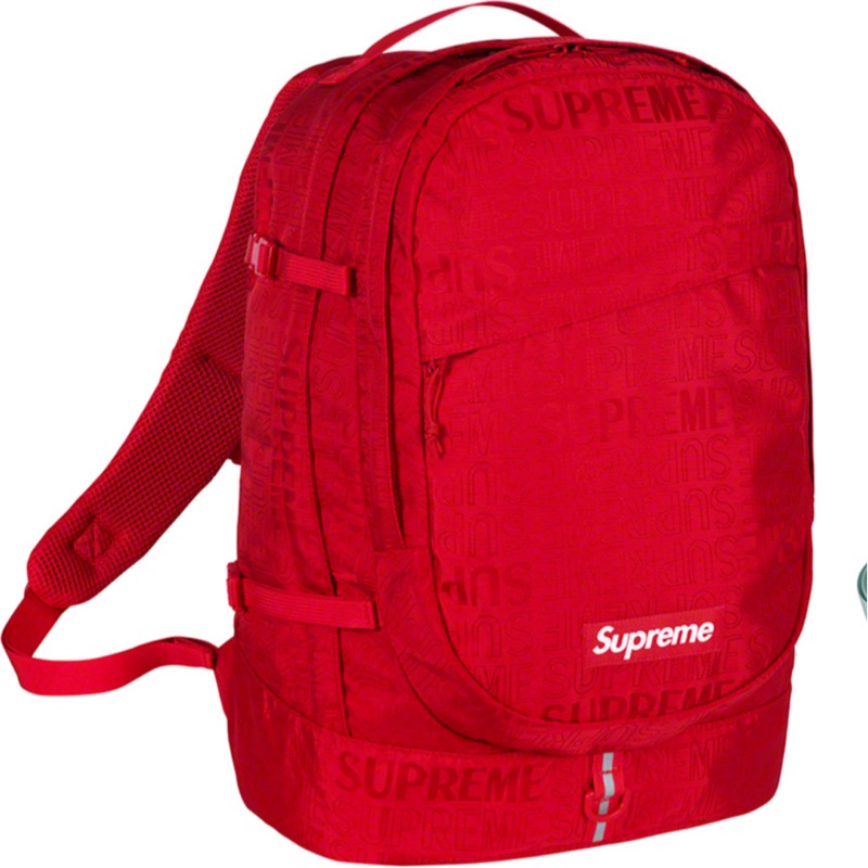 【現貨】Supreme 46th 後背包 Backpack Cordura 反光 紅色 刺繡 SS19