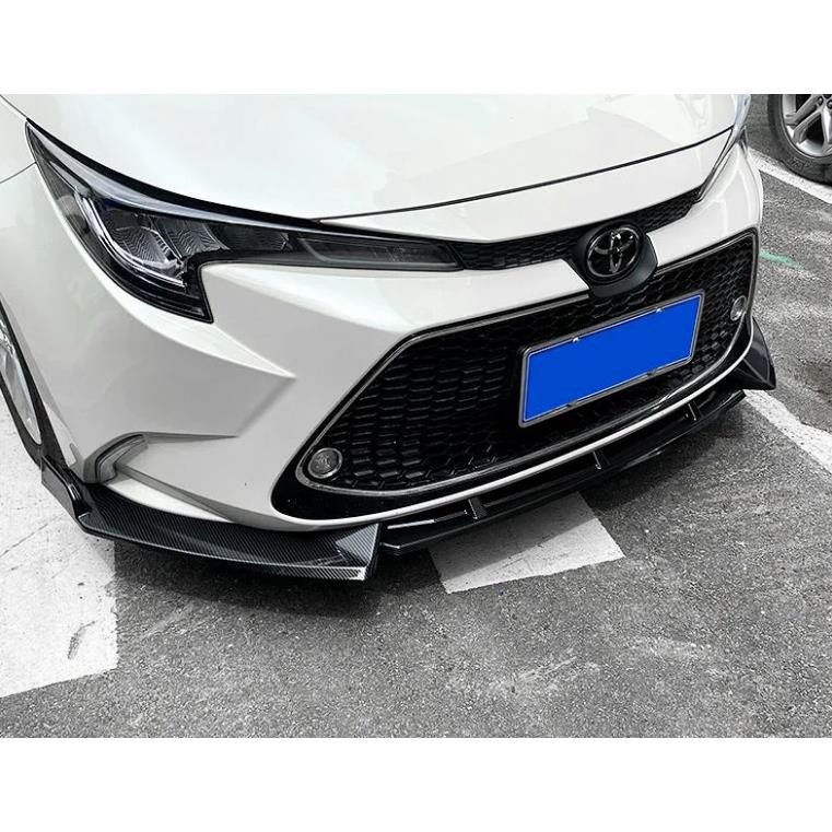 Toyota 12代altis 運動前下巴前脣空力套件改裝阿提斯包圍防撞護槓定風翼汽車下巴免鑽 可榆百貨 蝦皮購物