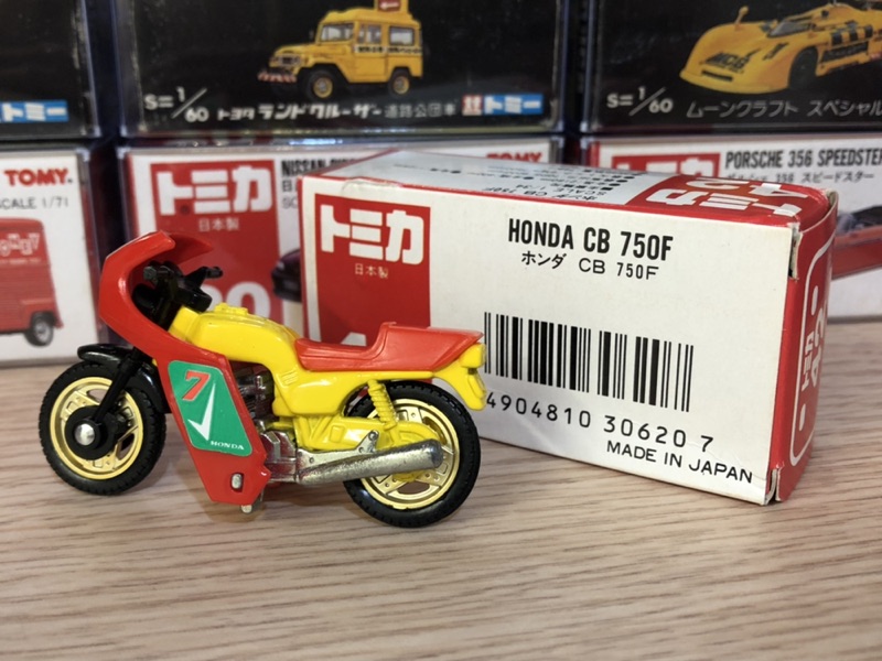 Tomica 日本製no 42 Honda Cb 750f 摩托車紅標絕版全新 蝦皮購物