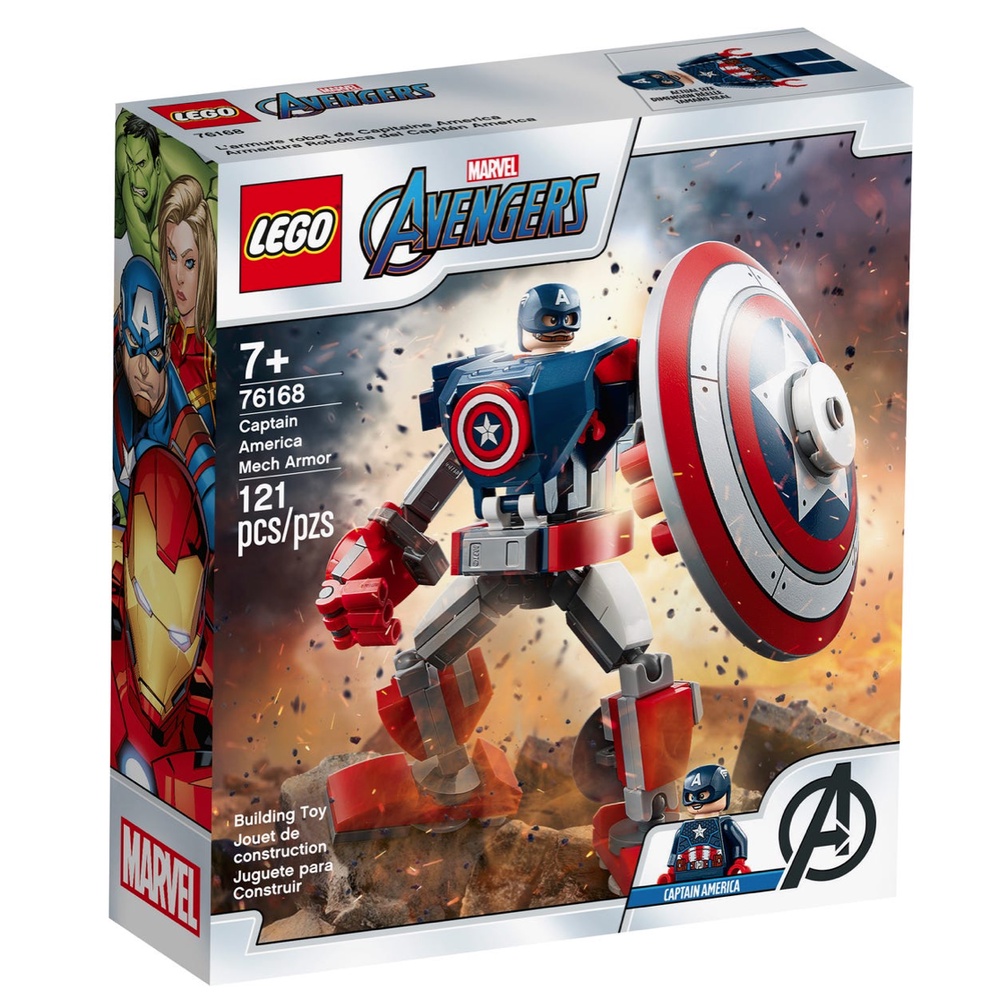 彩虹磚🌈  LEGO 76168 美國隊長機甲 Captain America Mech Armor