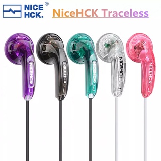 NICEHCK無痕特別版3.5毫米HIFI耳塞15.4毫米動態驅動器單元DJ低音耳機有線高清麥克風耳機。