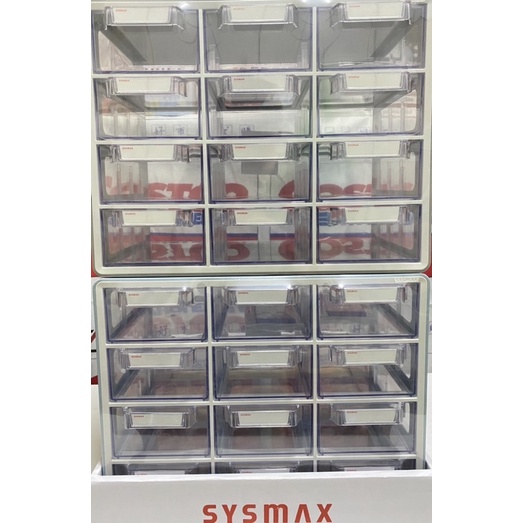 【免運/當天寄出】Sysmax 彩色多用途12格收納盒 薄荷色/灰色 產地:韓國 好市多Costco代購
