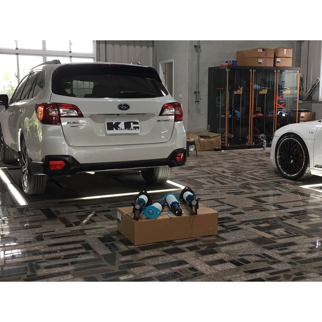 全新 Subaru Outback 09 14年kc Racing 高低軟硬可調避震器 蝦皮購物