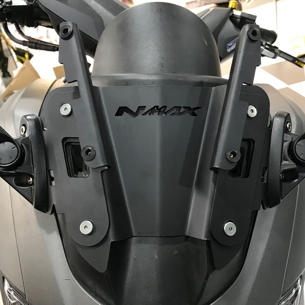 山葉 Semspeed 摩托車後視支架帶後視適配器螺絲適用於雅馬哈 NMAX155 150 125 2015-2019